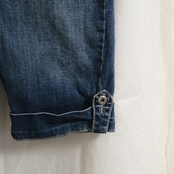 URBAN STAR ROLLED HEM JEANS SHORTS - Picture 2 of 4